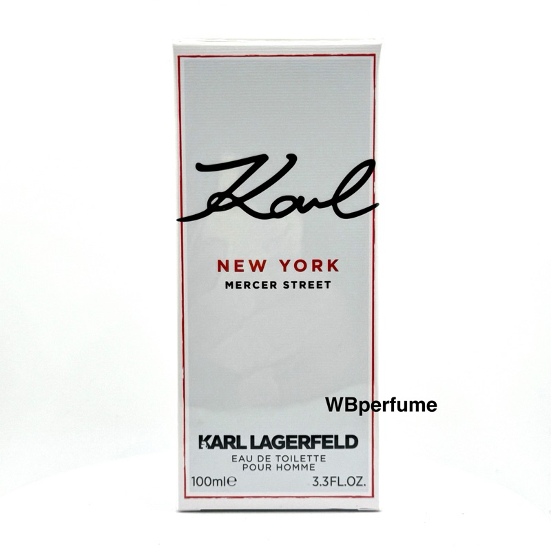 น้ำหอม แท้100% Karl New York Mercer Street Karl Lagerfeld for men 100ml