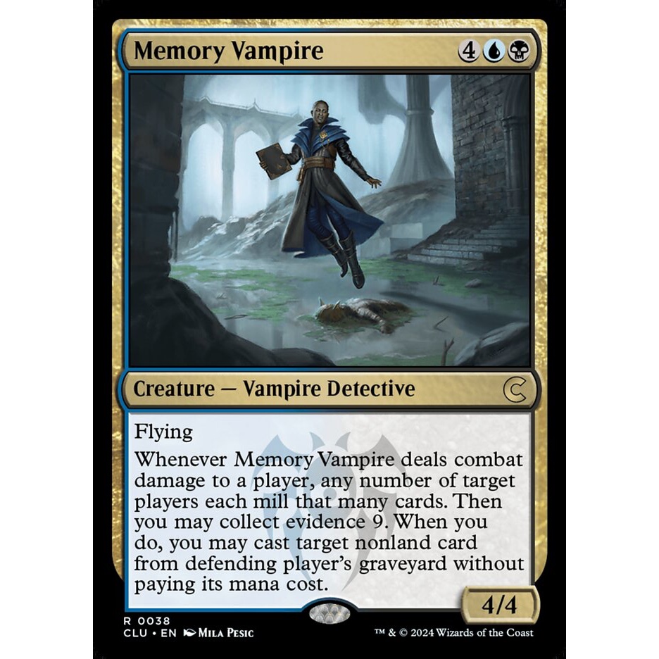 Memory Vampire การ์ด Magic The Gathering จากชุด Ravnica: Clue Edition ของแท้