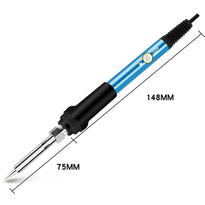 หัวแร้งบัดกรี หัวแร้ง 60W หัวแร้งไฟฟ้าปรับอุณหภูมิได้ หัวแร้งบัดกรี หัวแร้งไฟฟ้า หัวแร้ง หัวแร้งไฟฟ้า บัดกรี ตะกั่ว เครื - รูปที่ 7