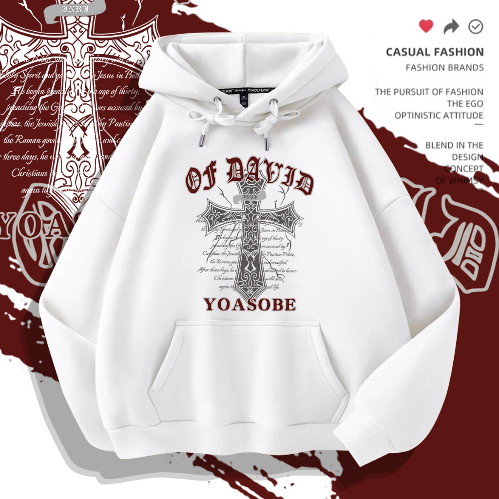 L599  เสื้อกันหนาวแขนยาว ผ้านุ่มยืดได้ใส่สบาย ลายแฟชั่นใส่ได้ทั้งชายและหญิง