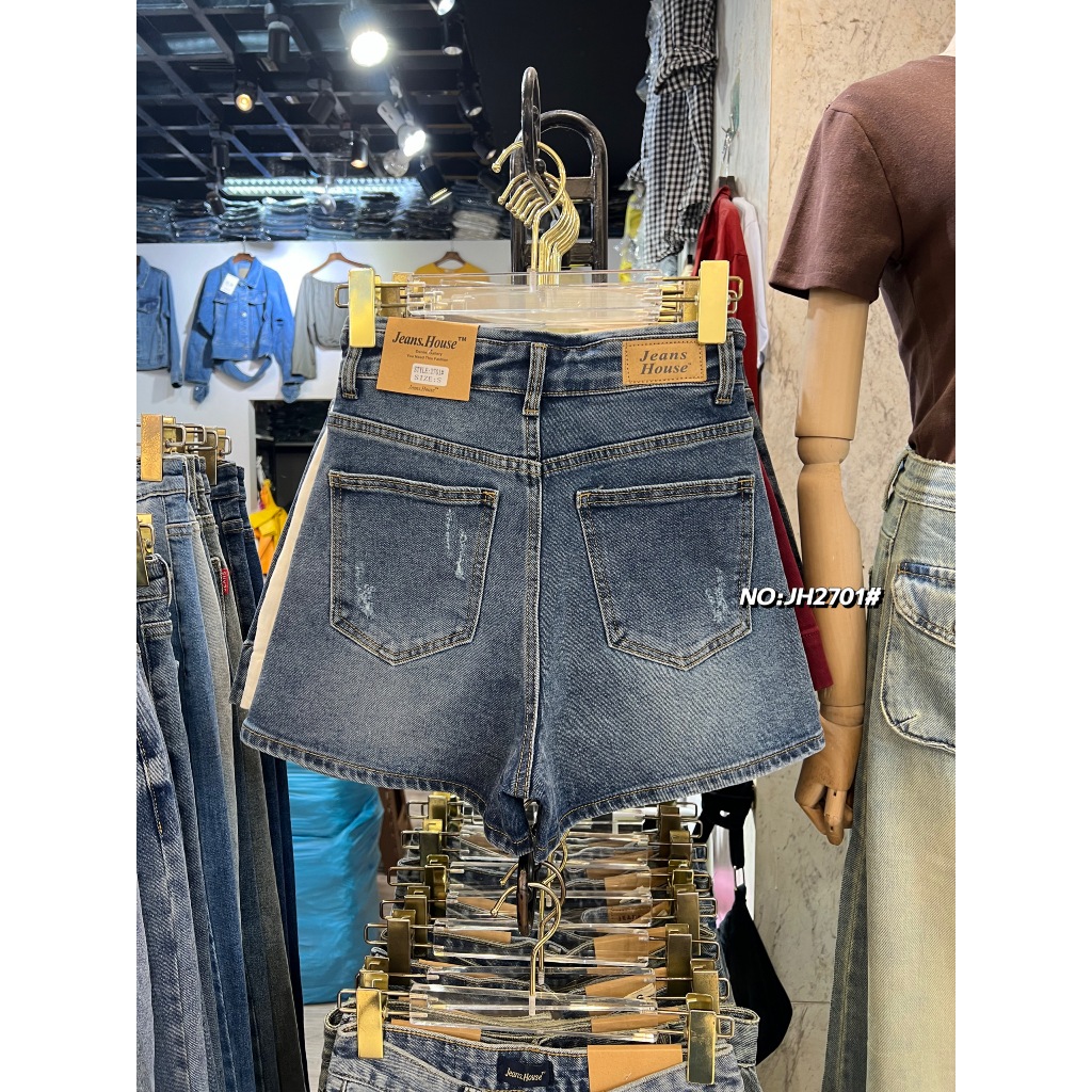 JH2701# กางเกงยีนส์ขาสั้น