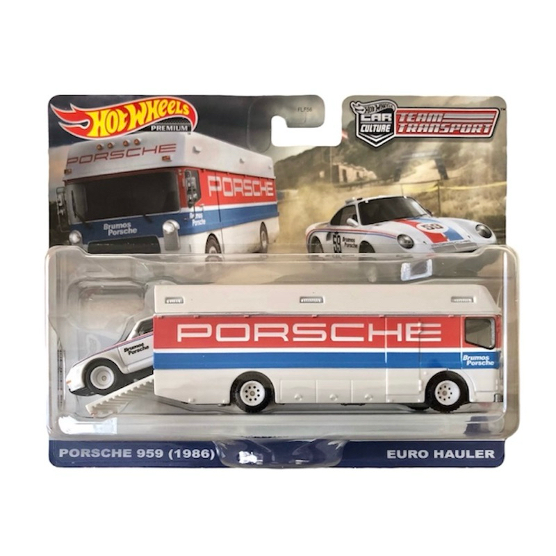 Hot Wheels Team Transport Porsche 959 (1986) + Euro Hauler