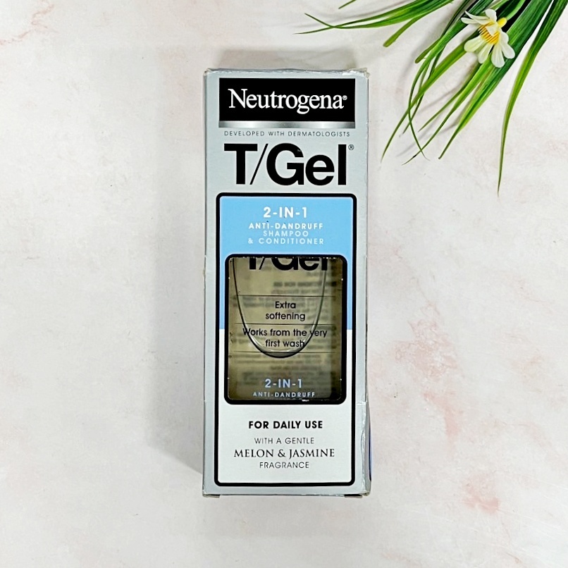 [Neutrogena®] T/Gel 2 In 1 Anti Dandruff Shampoo And Conditioner 250ml แชมพูครีมนวดผม