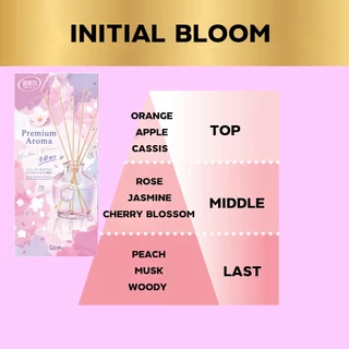 Shaldan Premium Aroma Stick Diffuser 50ml: Initial Bloom ไม้หอมปรับอากาศพรีเมี่ยมอโรม่า กลิ่นอินนิเชียล