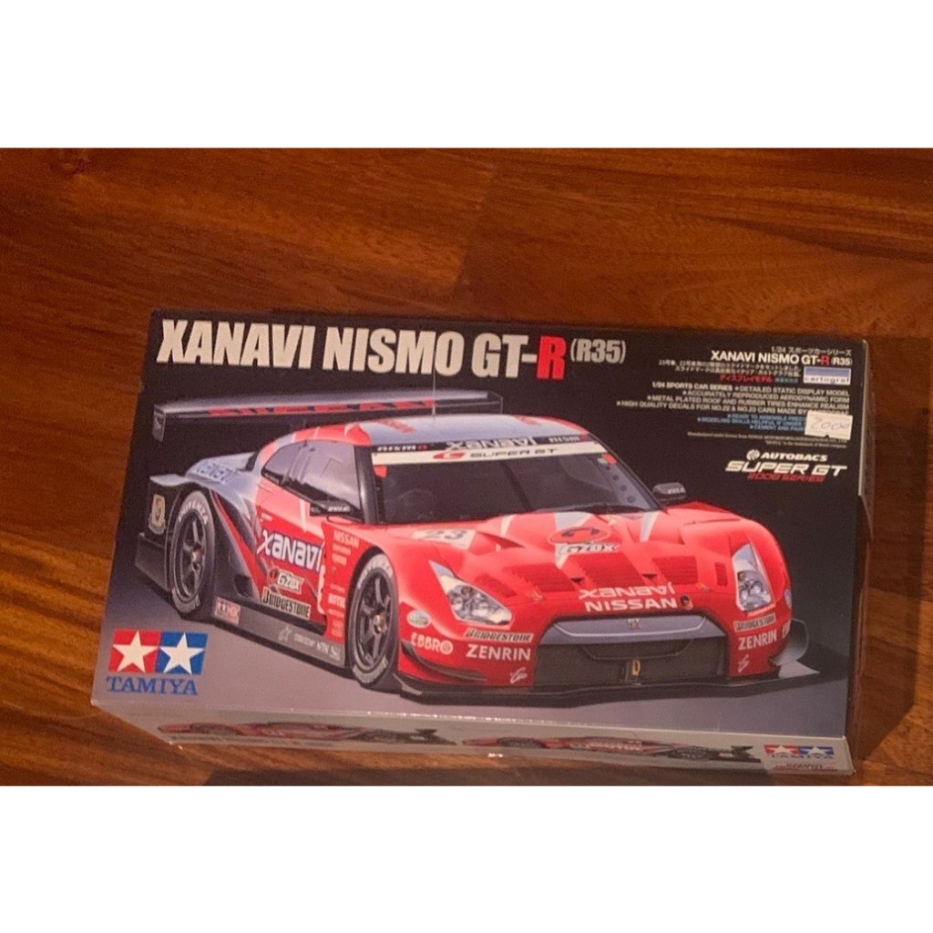 TAMIYA R35 nismo XANAVI NISMO GT-R (R35) 1/24 ต้องทำสีประกอบเอง