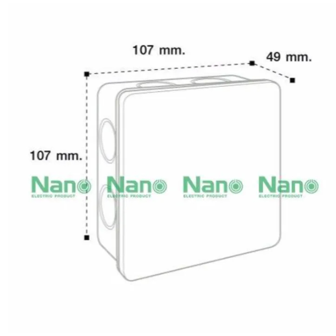 กล่องพักสาย แบบมิล NANO-44MB/ NANO-44M ราคา ถูกที่สุด ดีลบีเคเค แกลเลอรีภาพที่ 2