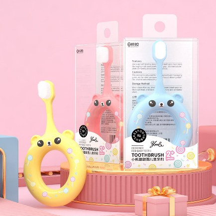 E-Tax Baby Toothbrush Extra Soft แปรงสีฟันเด็ก ขนนุ่มพิเศษ ไม่บาดเหงือก ขนนุ่มพิเศษ ปลอดสารก่อมะเร็ง(BPA FREE)