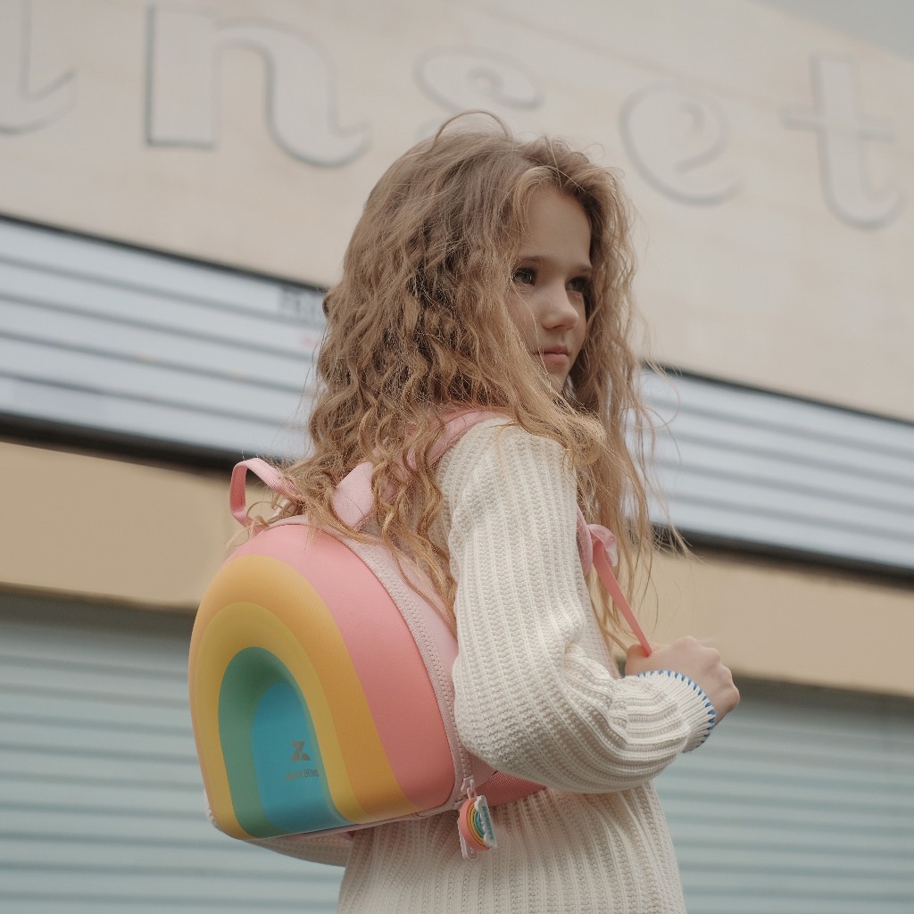 SIZE M zoyzoii (ของแท้ สินค้าพร้อมส่ง,มีกล่อง) กระเป๋าสะพายเด็ก B50 Mushroom Backpack  น้ําหนักเบา