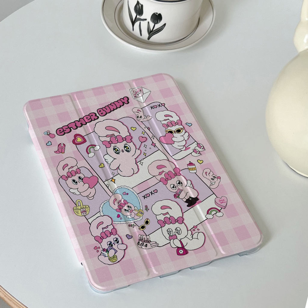 ✨พร้อมส่ง✨เคสไอแพด Pro11 2024 Gen12 Air8 11 Air7/6 Air5 Air4 Esther Bunny เคส ipad Pro11 Air3 mini7