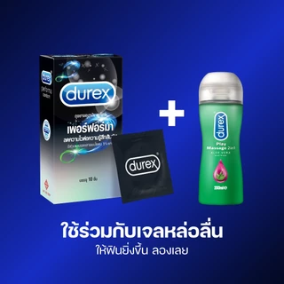 ดูเร็กซ์ ถุงยางอนามัย เพอร์ฟอร์มา 40 ชิ้น จำนวน 1 กล่อง Durex Performa Condom 40's