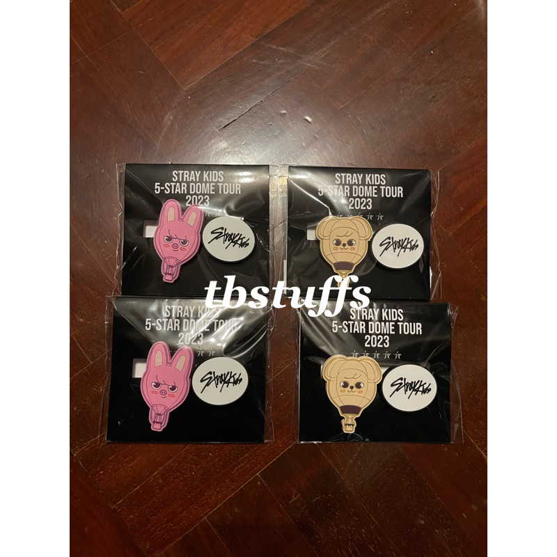 พร้อมส่ง rubber clip ตัวหนีบยาง โดมทัวร์ 5-star dome tour 2023 ดเวกิ dwaekki พับพิ้ม puppym skzoo St