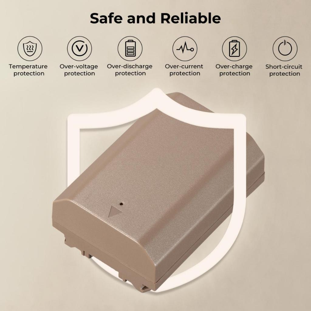 K&F Concept Sony NP-FZ100 (2280mAh) Battery with Type C Direct Chargeable Port Camera Battery Compatible with Sony