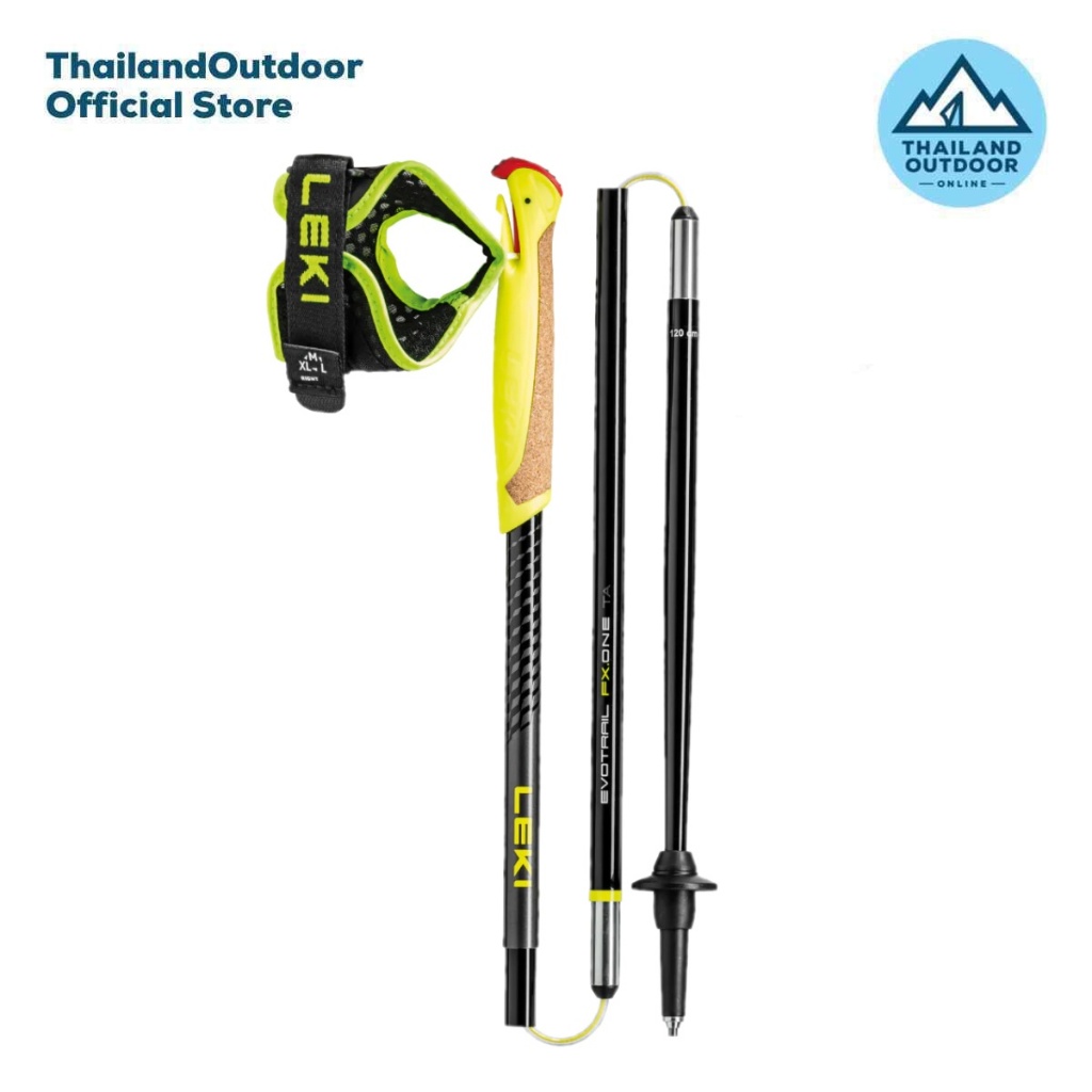 Leki ไม้เท้ารุ่น Evotrail FX One TA Black-neonyellow-dark anthracite