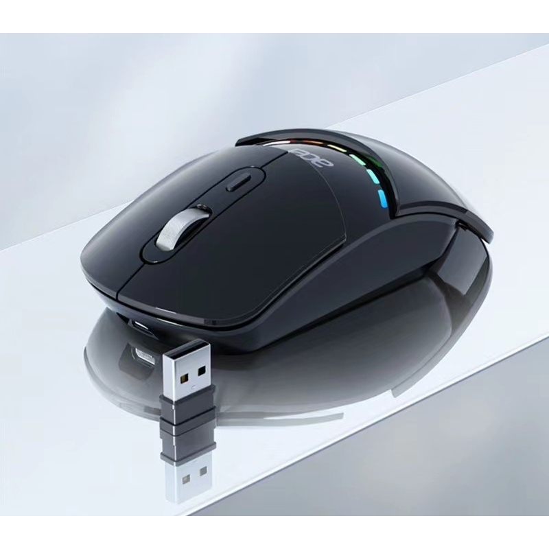 Acerเมาส์บลูทูธไร้สายของUSB ชาร์จได้สองโหมดเชื่อมต่อความเร็วออกแบบฝาครอบเลื่อนลดเสียงรบกวน