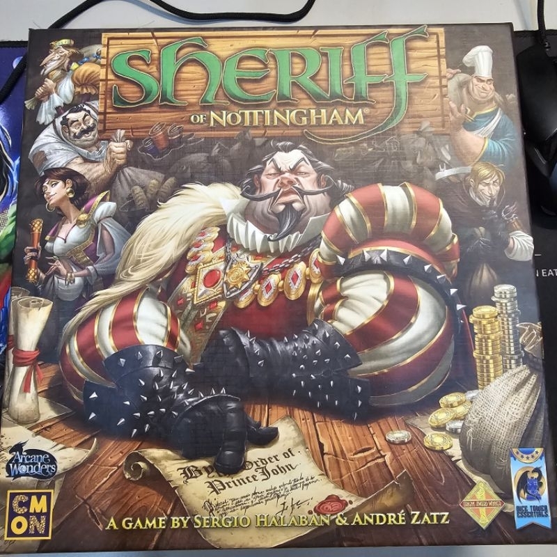 sheriff of nottingham board game 1st edition en version