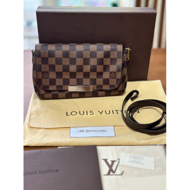 LV Favorite Damier Size PM fullset receipt