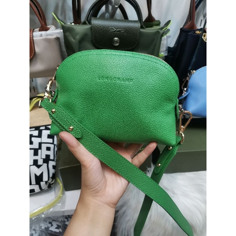 🧡Longchamp foulonne pouch DIY  เพิ่มสาย