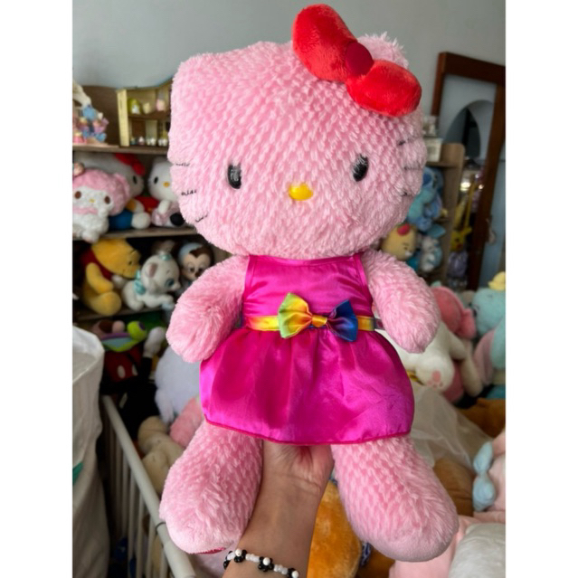 Build a Bear คิตตี้ มีชุด ป้ายติดตัวครบ (โบว์Handmade)