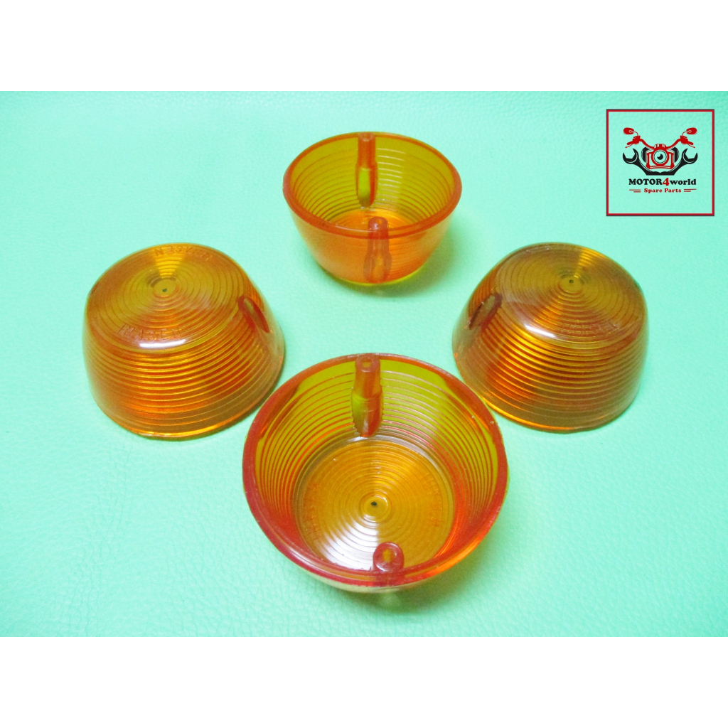 TURN SIGNAL LENS SET Fit For YAMAHA RS100 YG5 YF5 FS1 YL2 LT3 LB50 LB80 // ฝาครอบไฟเลี้ยว
