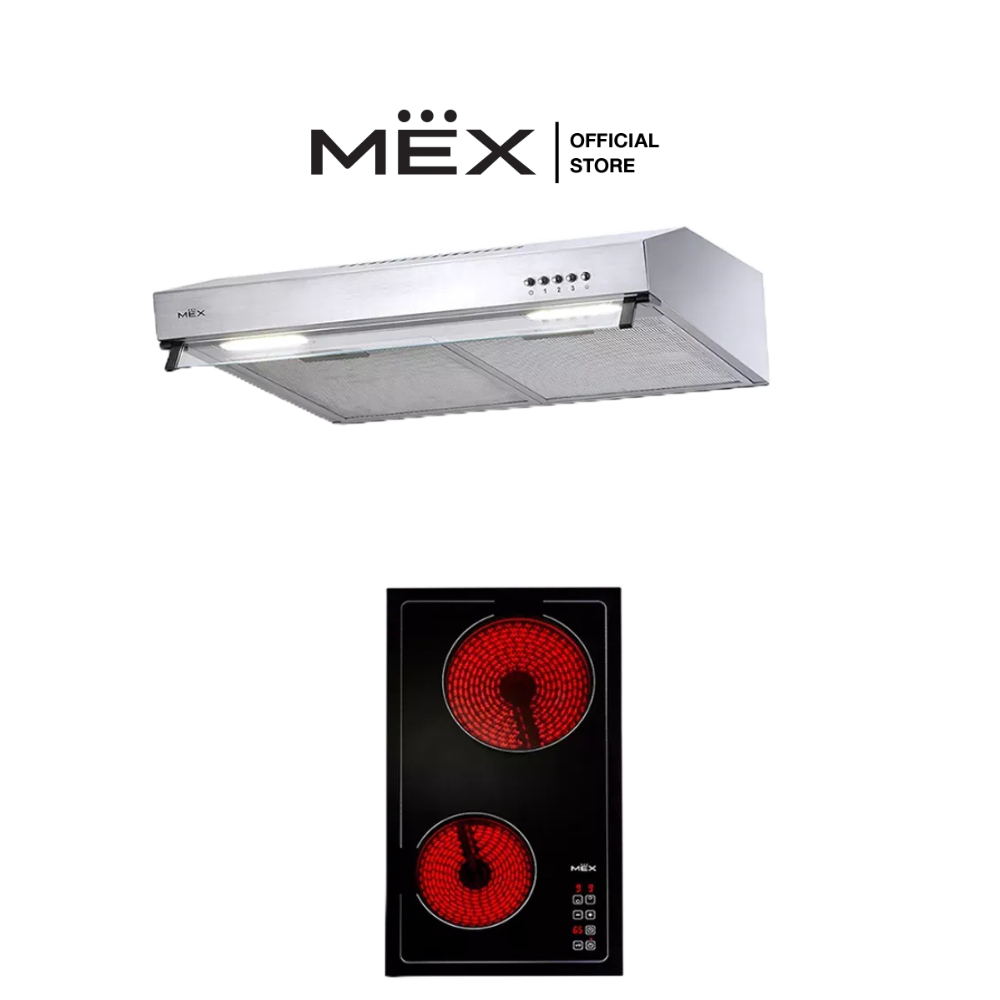 MEX Set รุ่น 2950X60 + HVN632 เตาไฟฟ้าและเครื่องดูดควันมาตรฐาน