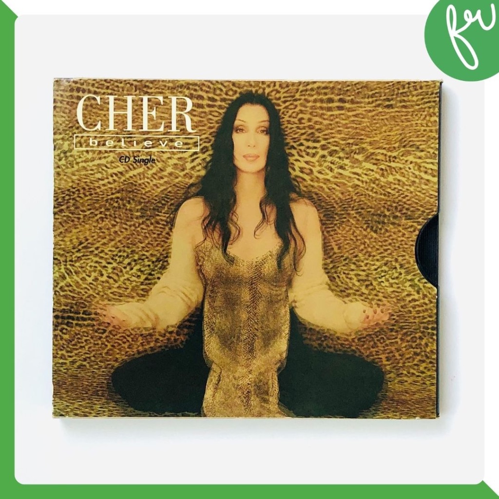 แผ่น CD แท้ เพลงสากล Cher ชุด Believe (CD Single) UK