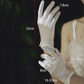 ถุงมือเจ้าสาว งานราตรี งานเลี้ยง พร้อมส่งจากกรุงเทพ
