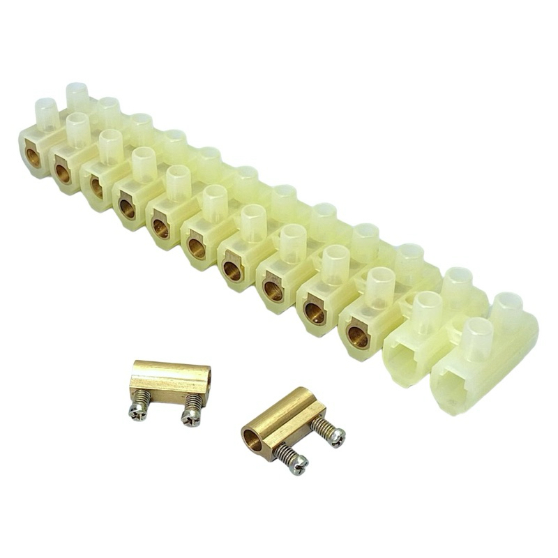 TB-80A เทอร์มินอลบล็อก 380V 80A 12ทาง Heavy Duty 80 Amp Terminal Block,ขั้วต่อ Strip,ช็อกโกแลตบล็อก