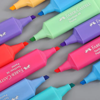 ปากกาเน้นข้อความ เฟเบอร์-คาสเทล Textliner Fluorescent / สีพาสเทล (จำนวน 1 แท่ง)