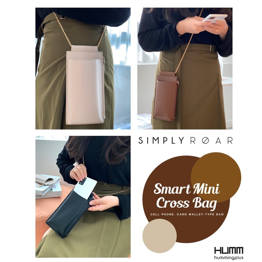 Simply Roar SMART MINI CROSS BAG with Combo Strap  - กระเป๋าคาดสำหรับใส่มือถือ