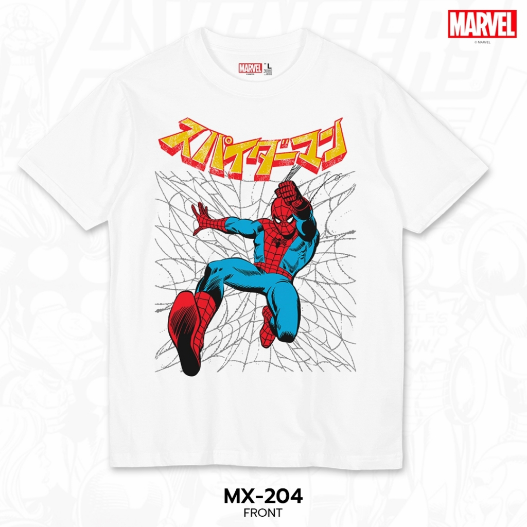 Power7Shop เสื้อยืดการ์ตูน มาร์เวล Spider Man ลิขสิทธ์แท้ MARVEL COMICS T-SHIRTS (MX-204) — صورة 2
