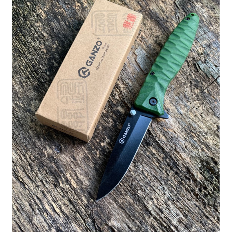 มีด มีดพับGanzo G620 แท้100% วัสดุใบมีด 440 วัสดุด้ามจับ ABS-plastic ใบมีดยาว 3.5 นิ้ว