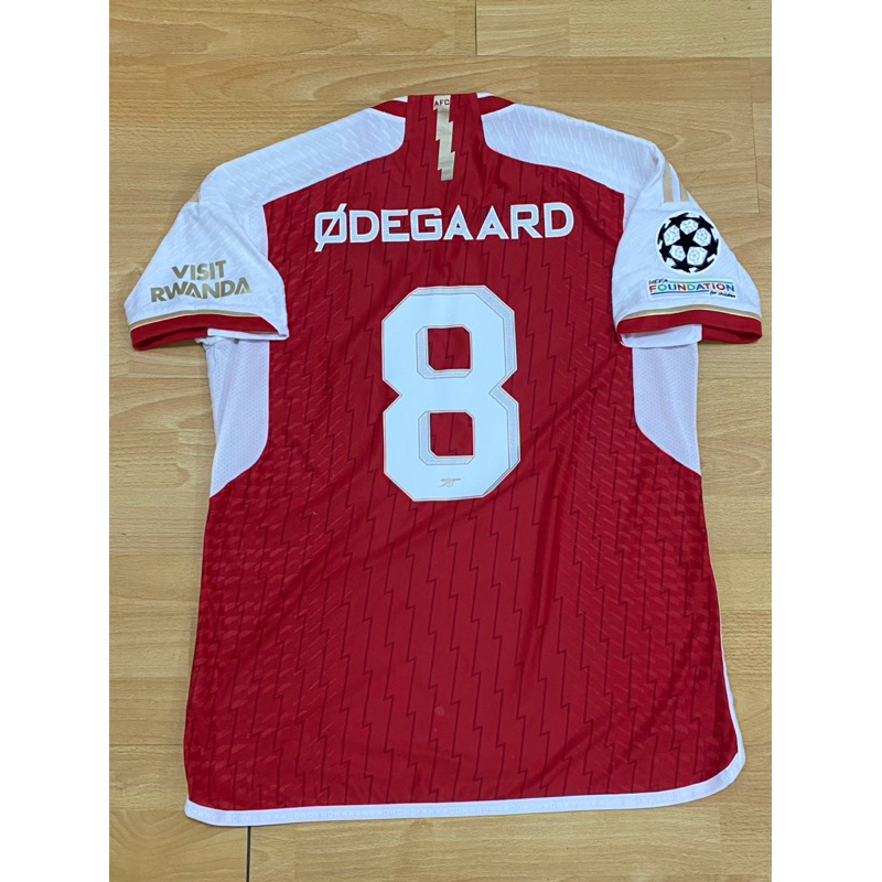 เสื้อทีม Arsenal Home Player ของแท้ มือสอง full UCL ODEGAARD no.8 แท้ทุกจุด
