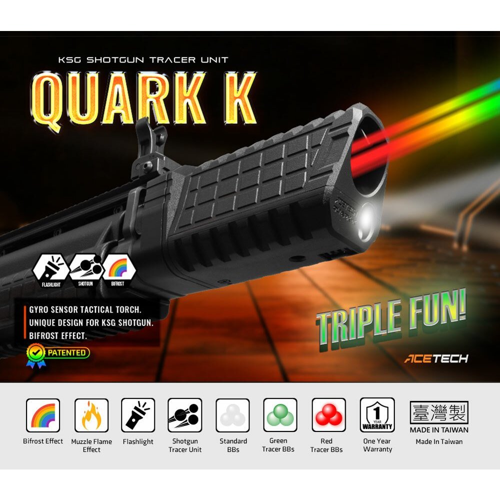 Acetech Quark K Tracer สำหรับลูกเรืองแสง สินค้าตามภาพ