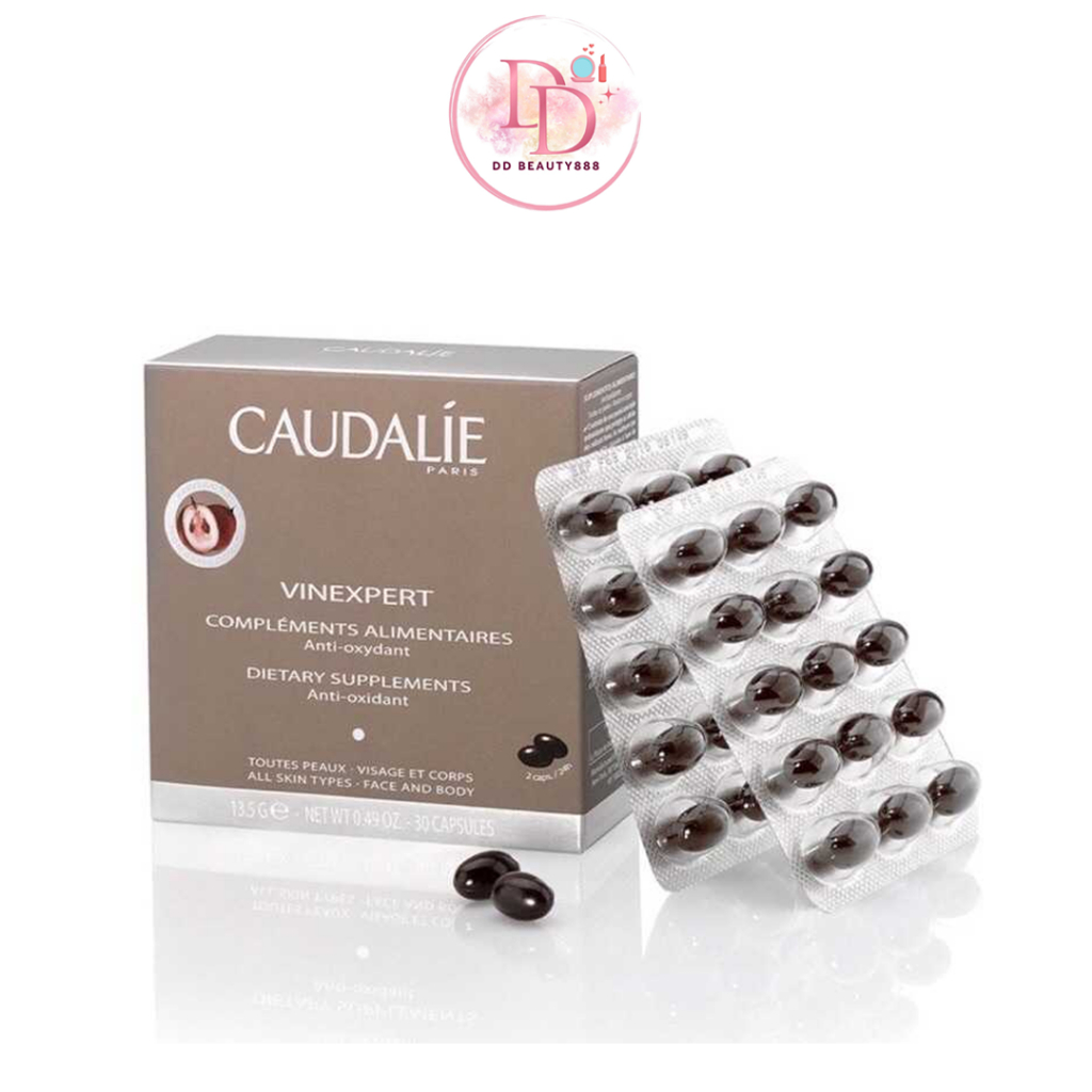 Caudalie Vinexpert Dietary Anti-Oxidant Grape Seed 1 กล่อง 30 เม็ด