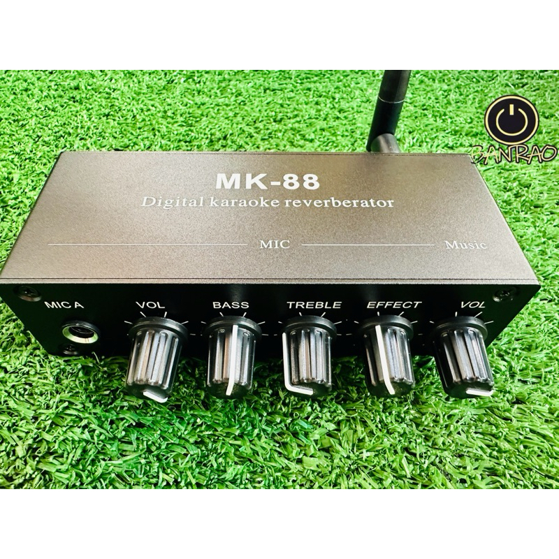 OneAudio ปรีไมค์เอฟเฟคแท้ mk88 มีบูลธูทในตัว. MK 88 เครื่องมิกเซอร์คาราโอเกะ อลูมิเนียมอัลลอยด์ 6.5 มม. อินพุตไมโครโฟนคู