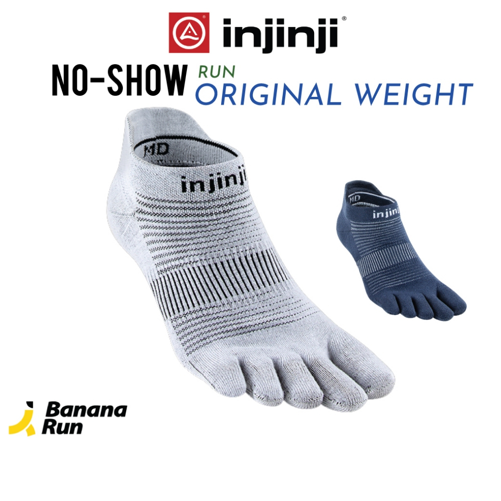 Injinji Original Weight No-Show ถุงเท้าแยกนิ้ว ข้อสั้น