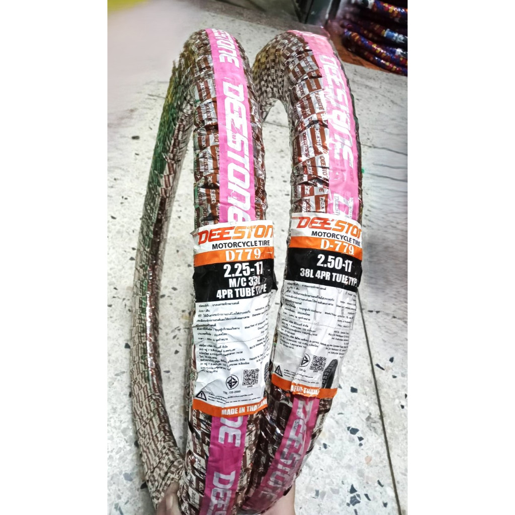ยางนอก Deestone ลายกึ่งวิบาก 225-17, 250-17 D779 (ขอบ 17)