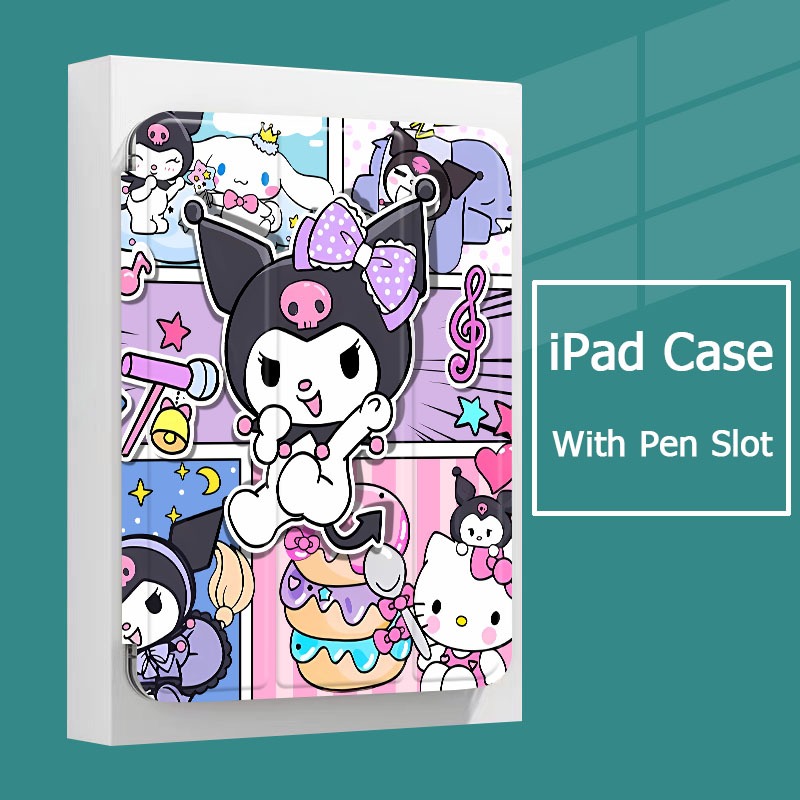 เคสกันกระแทก ปลอกปากกาไอแพด Air10.9/9.7 Pro12.9 เจน10.2 Mini5/4 GEN5/6/7/8/9/10 แอร์1/2/3/4/5 โปร11 tpu soft ipad cover