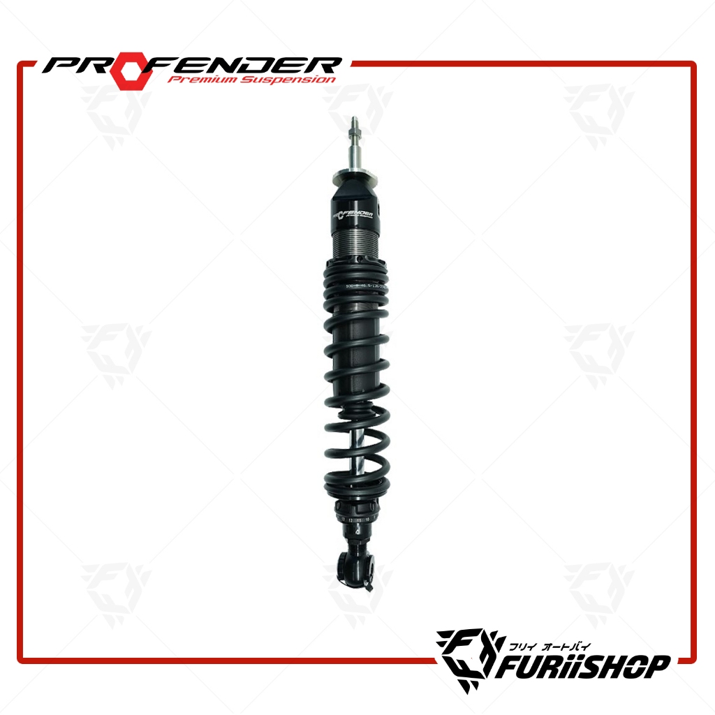โช๊คหลัง PROFENDER Load Flash-Series For Vespa Primavere , Sprint , 125/150 Rear PMFL-VE3003-LA10 (R
