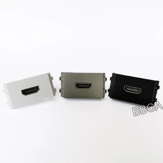 HDMI (หัวงอ) ตัวเมีย มาใส่หน้ากาก พานา รุ่นใหม่ FEMALE SOCKET Module WALL FACE PLATE OUTLET HDTV