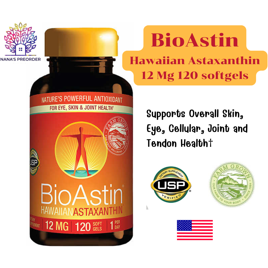 BioAstin Astaxanthin 12mg  120 softgels