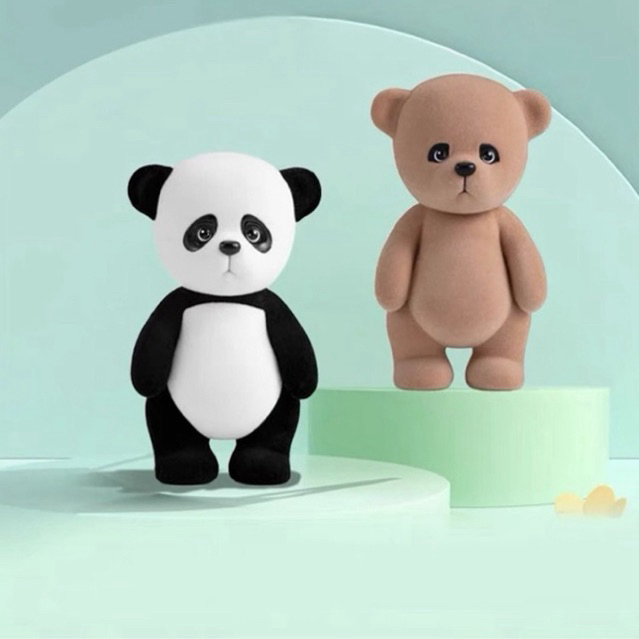 พร้อมส่ง ฟิกเกอร์ Teddy Tales Bears 1 เซต ได้ 2 ตัว