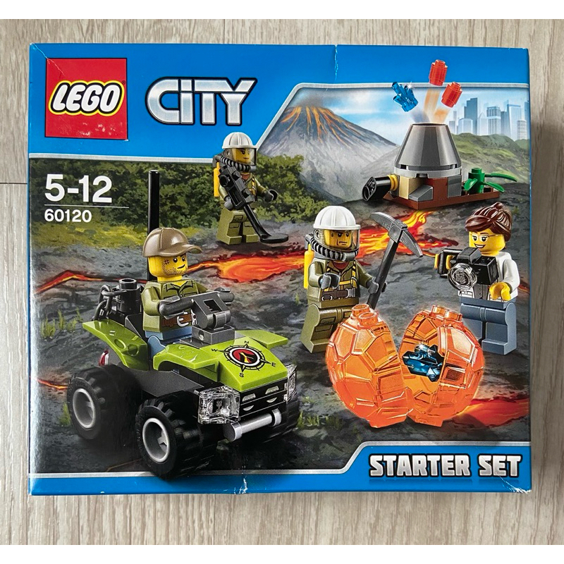 LEGO City 60120 : Volcano Stareter Set (ปี 2016)