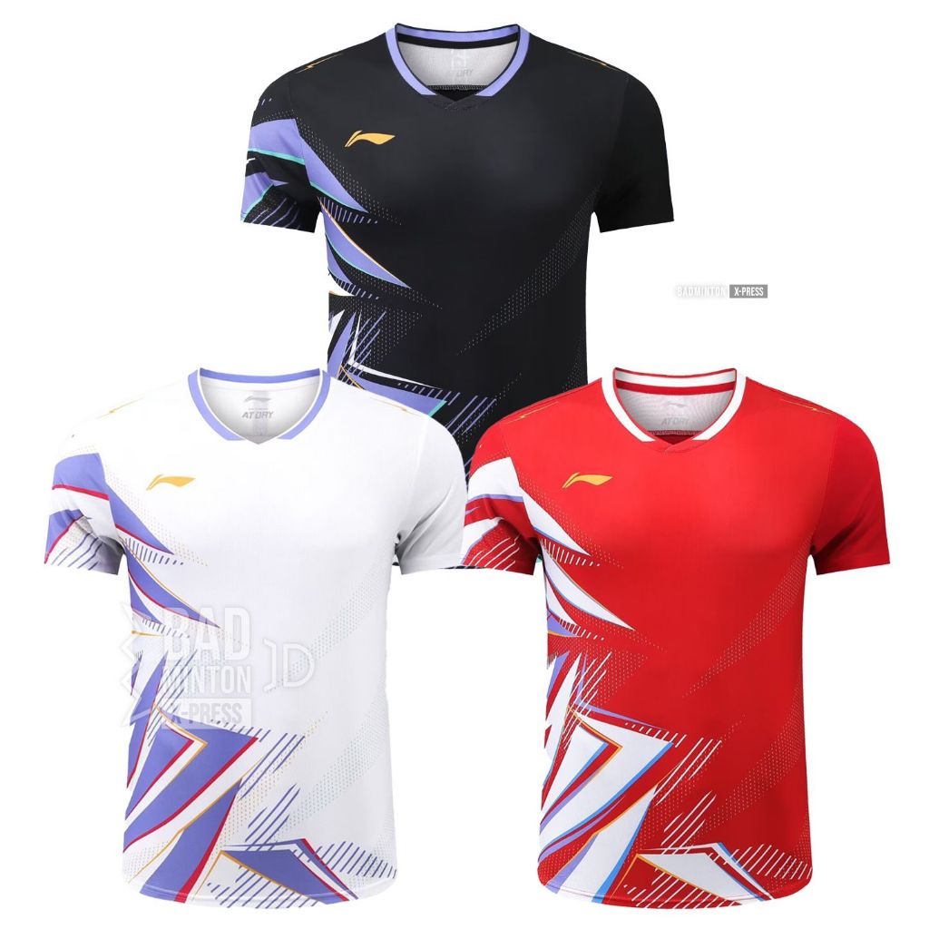 เสื้อแบดมินตัน ลี่หนิง แบบใหม่ล่าสุด 2024 สินค้าพร้อมส่งจากคลังสินค้าในไทย มีบริการเก็บเงินปลายทาง