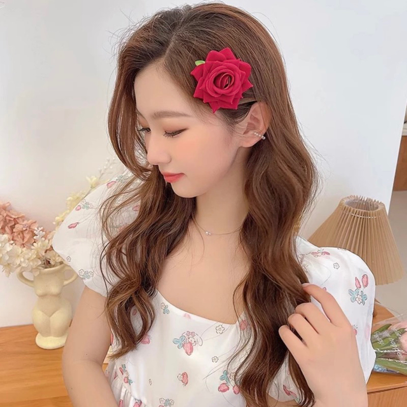 Jolie Wiwii กิ๊บติดผม ดอกไม้ติดผม ดอกกล้วยไม้ กุหลาบ ทานตะวัน ลีลาวดี ราคา ถูกที่สุด ดีลบีเคเค แกลเลอรีภาพที่ 8