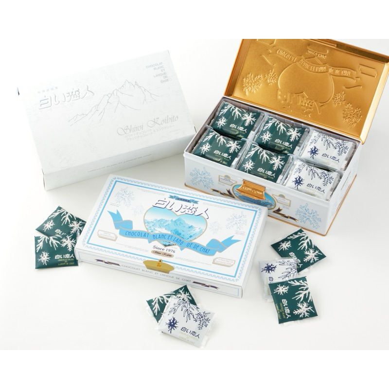 ขนมคุกกี้ Shiroi Koibito White Chocolate 9, 12, 18 และ 24 ชิ้น