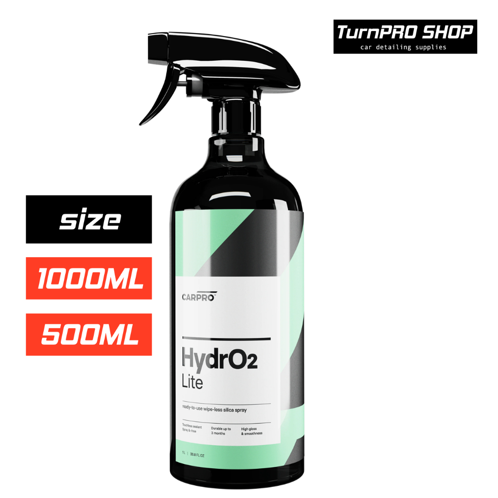 CARPRO HydrO2 Lite - น้ำยาซิลิก้าเหลวฉีดแล้วล้างด้วยน้ำไม่ต้องเช็ดออก