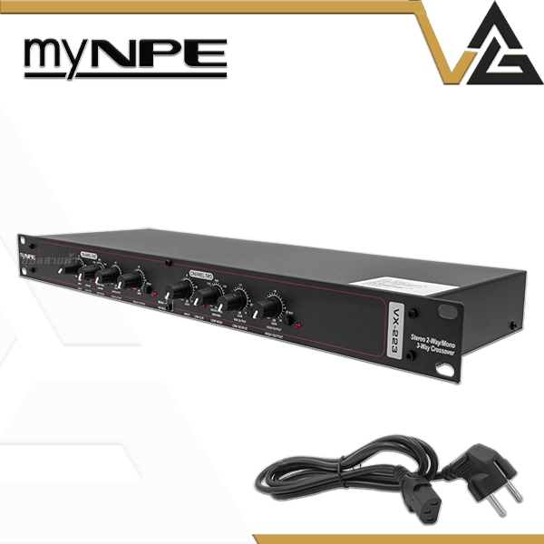 my NPE VX-223 ครอสโอเวอร์ แยกเสียง 2ทาง สเตอริโอ 3ทาง โมโน เครื่องเสียง Crossover 2-3Way Stereo Mono