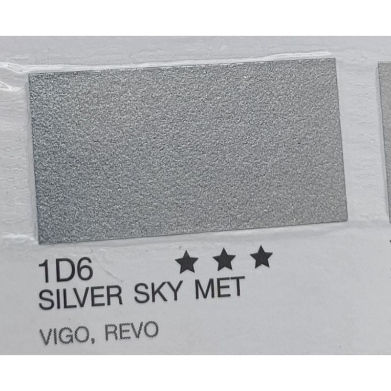 สีพ่นรถยนต์ 2k  TOYOTA 1D6 SILVER SKY MET