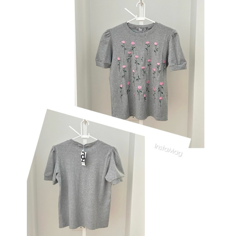 🔥เสื้อยืด แต่งปัก ป้าย A21 shop